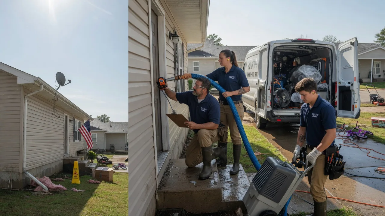 Ceiling Water Damage Restoration in Hope, KY near me
